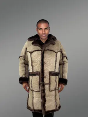 Men’s 80’s Classic Shearling Coat