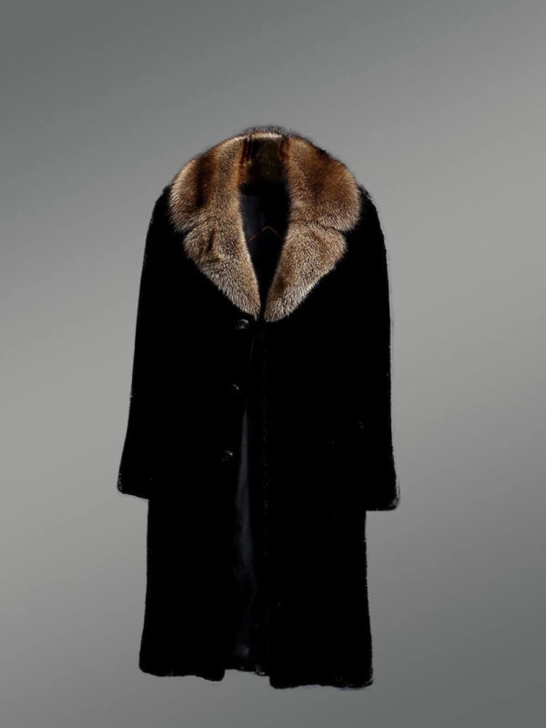 Full Skin Mink Fur Coat for Men - Image 4