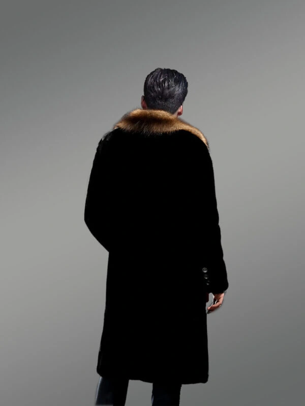 Full Skin Mink Fur Coat for Men - Image 5
