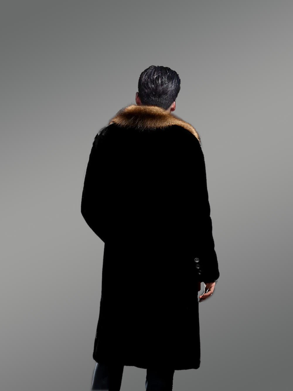 Full Skin Mink Fur Coat for Men - Image 5