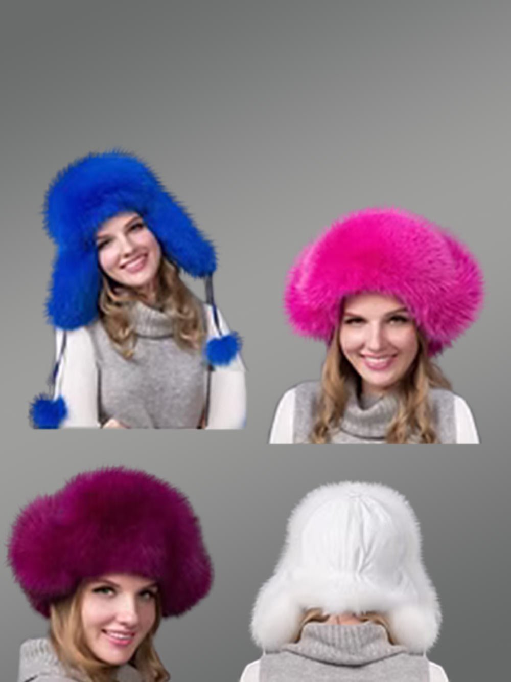 Womens Fox Fur Trapper Hat – Luxury & Warmth of Natural Fur - Image 2