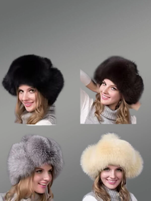 Womens Fox Fur Trapper Hat – Luxury & Warmth of Natural Fur - Image 4