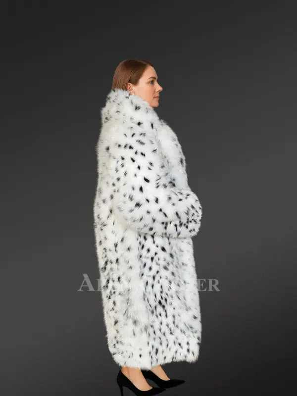 Women’s Lynch Style Fox Fur Coat - Image 2