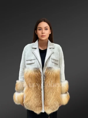 Women’s Celebrity Style Mink Coat (2)