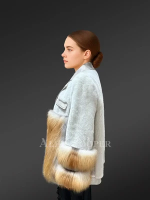 Women’s Celebrity Style Mink Coat (3)
