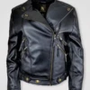 Black Leather Biker Jacket