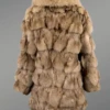 Real fox fur coat for women