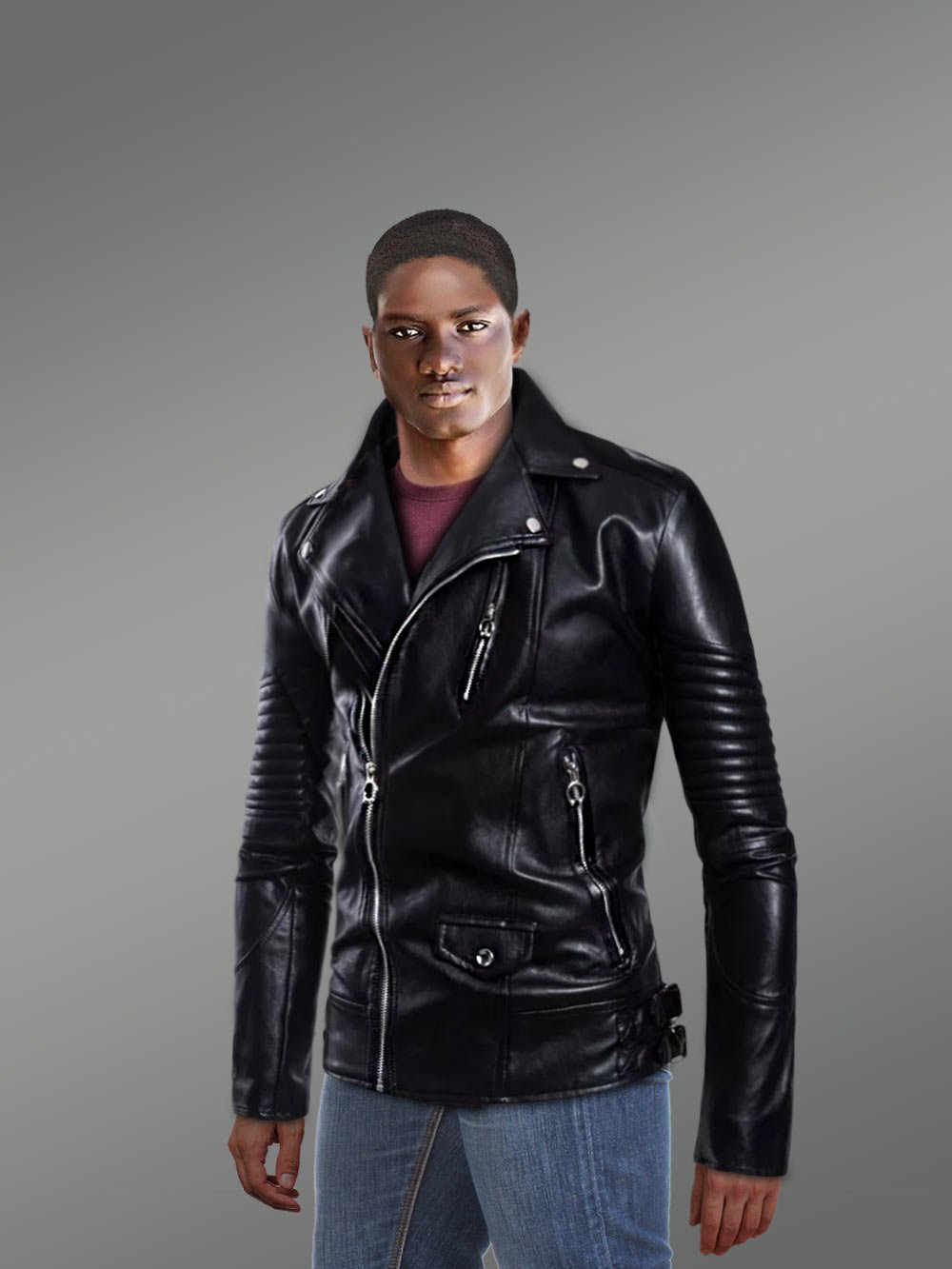 Leather Biker Jacket