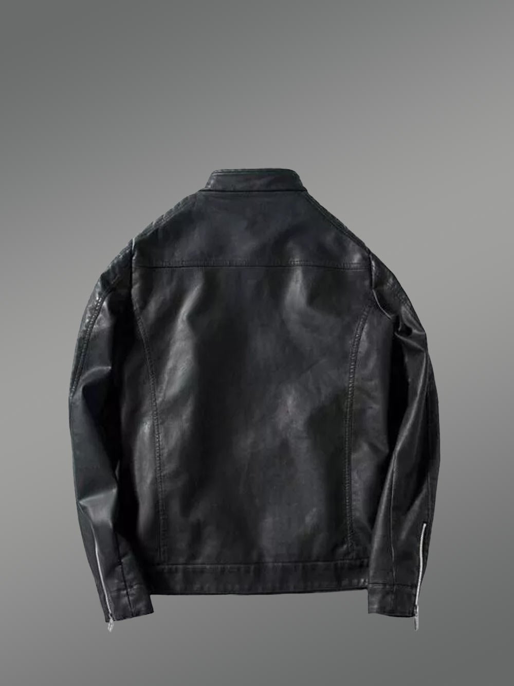 Mens Black Moto Leather Jacket – Perfect Fusion of Sophistication & Comfort - Image 7